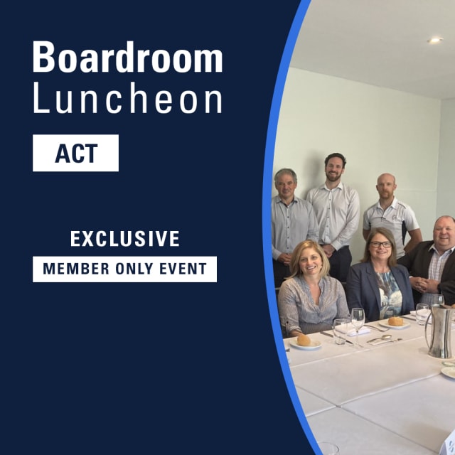 Boardroom Luncheon with Dave Peffer, Director-General City and Environment Directorate