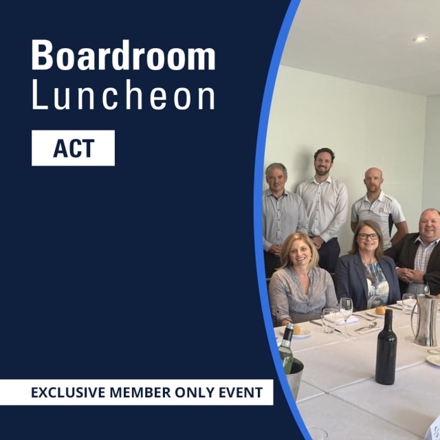 Boardroom Luncheon with Conservator of Flora and Fauna