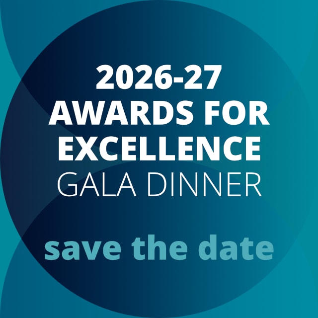 Save the Date - 2026-27 Awards for Excellence Gala Dinner