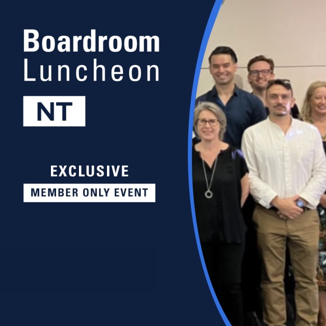 Boardroom Luncheon with the Hon. Bill Yan MLA, NT Minister for Logistics and Infrastructure