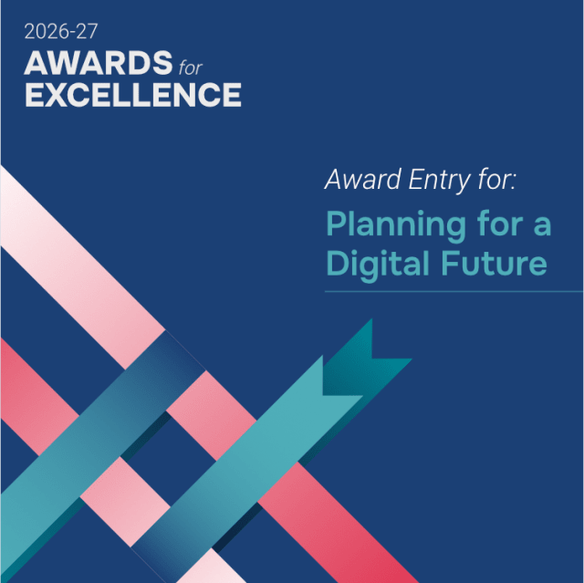 2026-27 Awards for Excellence - Planning for a Digital Future