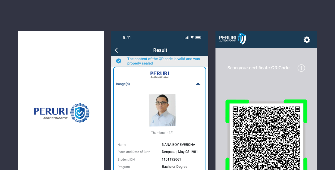 Mobile Peruri Authenticator