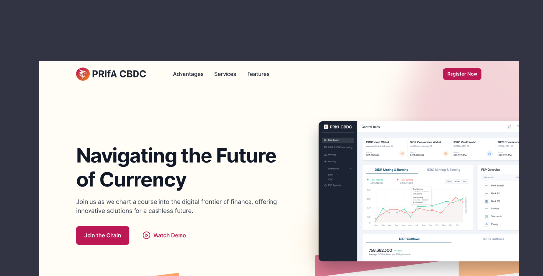 PRIfA CBDC Web suite