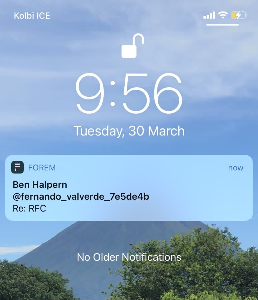 notification