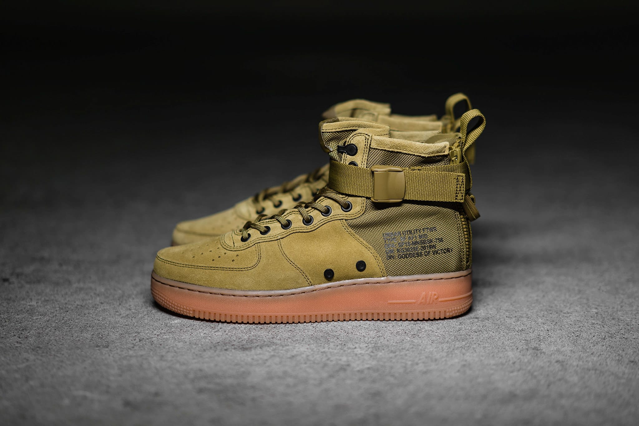 nike sf air force 1 desert moss