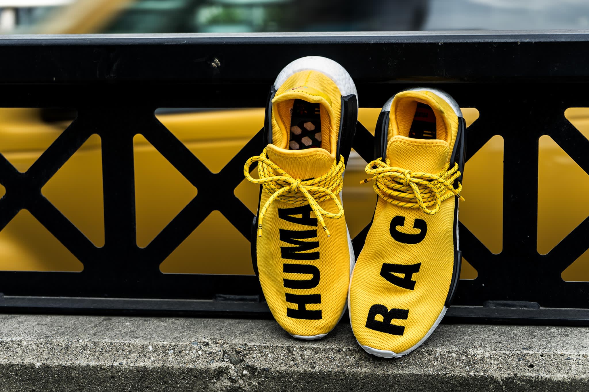 Adidas Nmd Hu Trail X Pharrell Sun Calm Bump