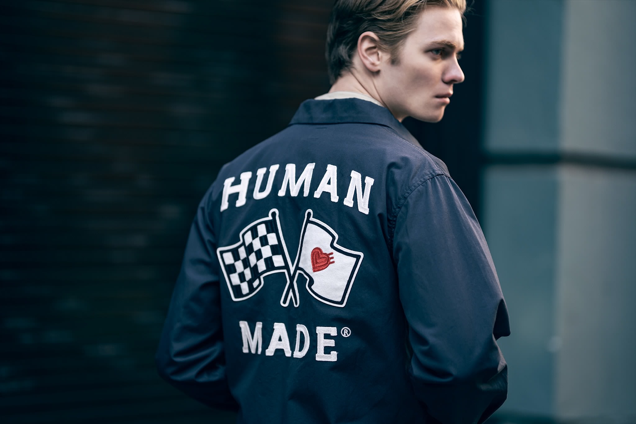 human made patch jacket