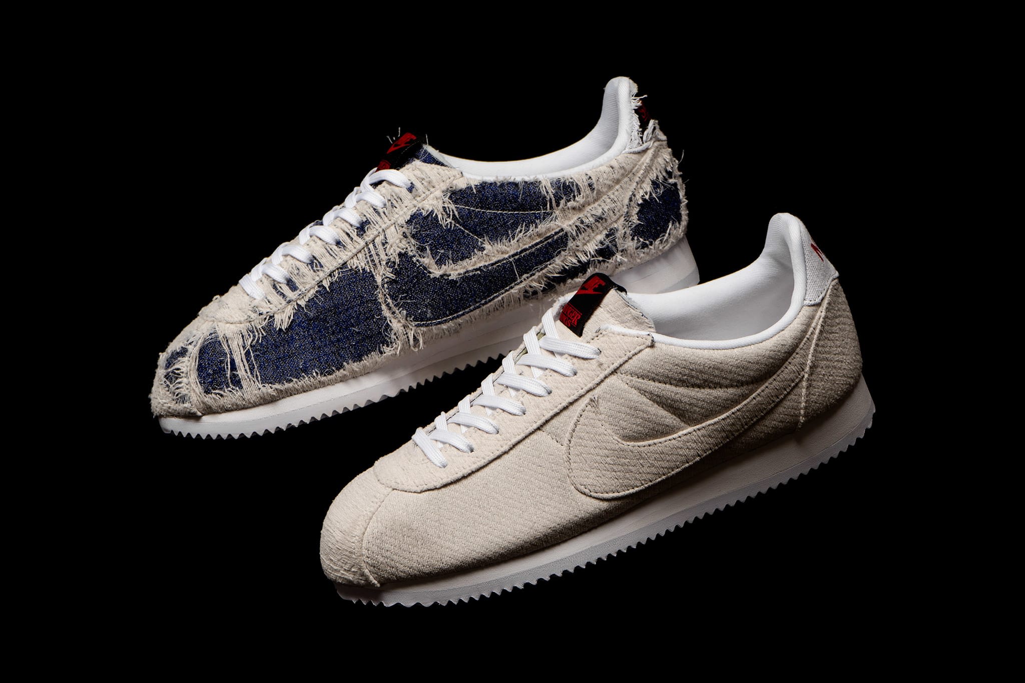 nike stranger things cortez upside down