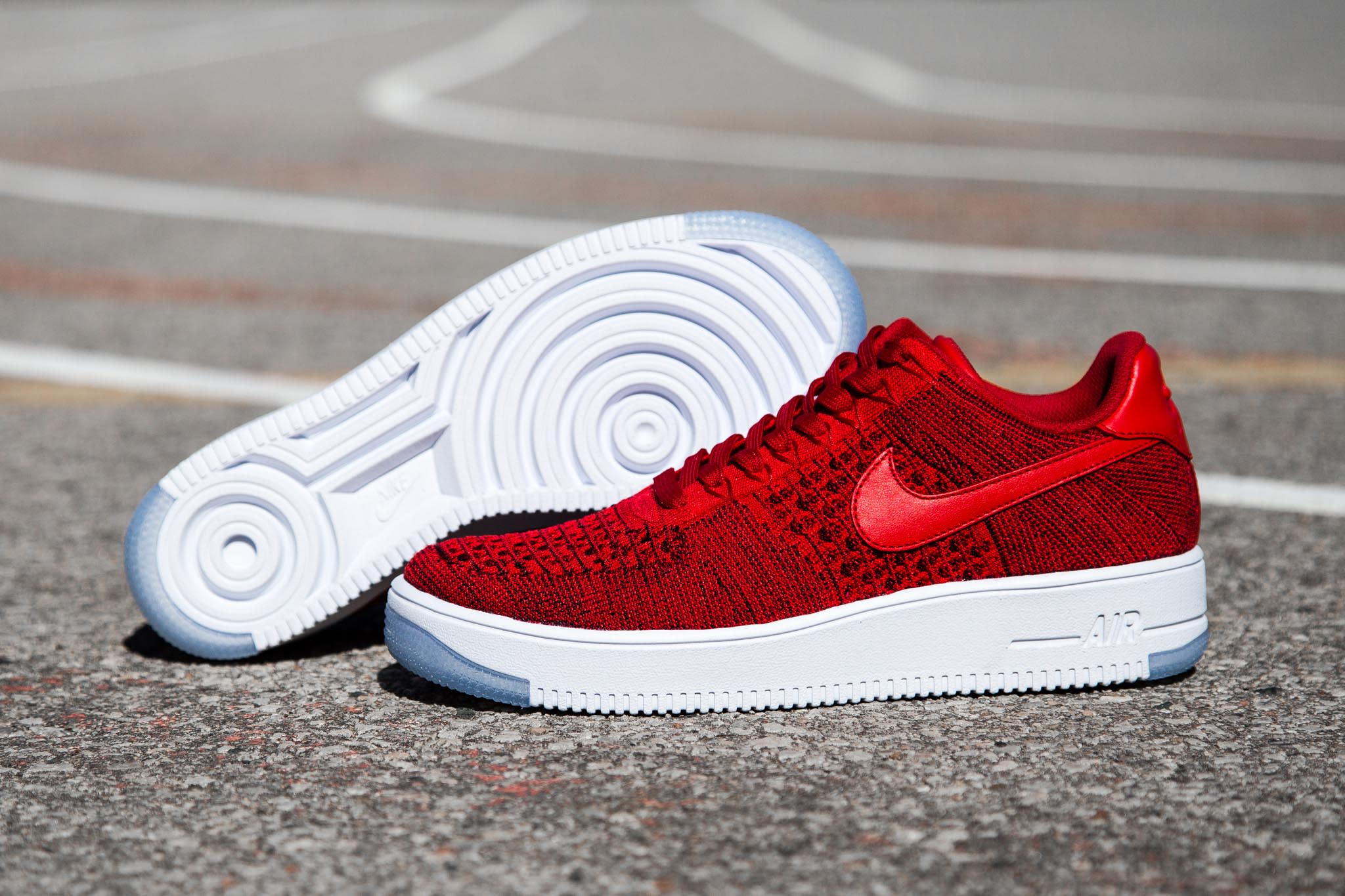 air force one flyknit red