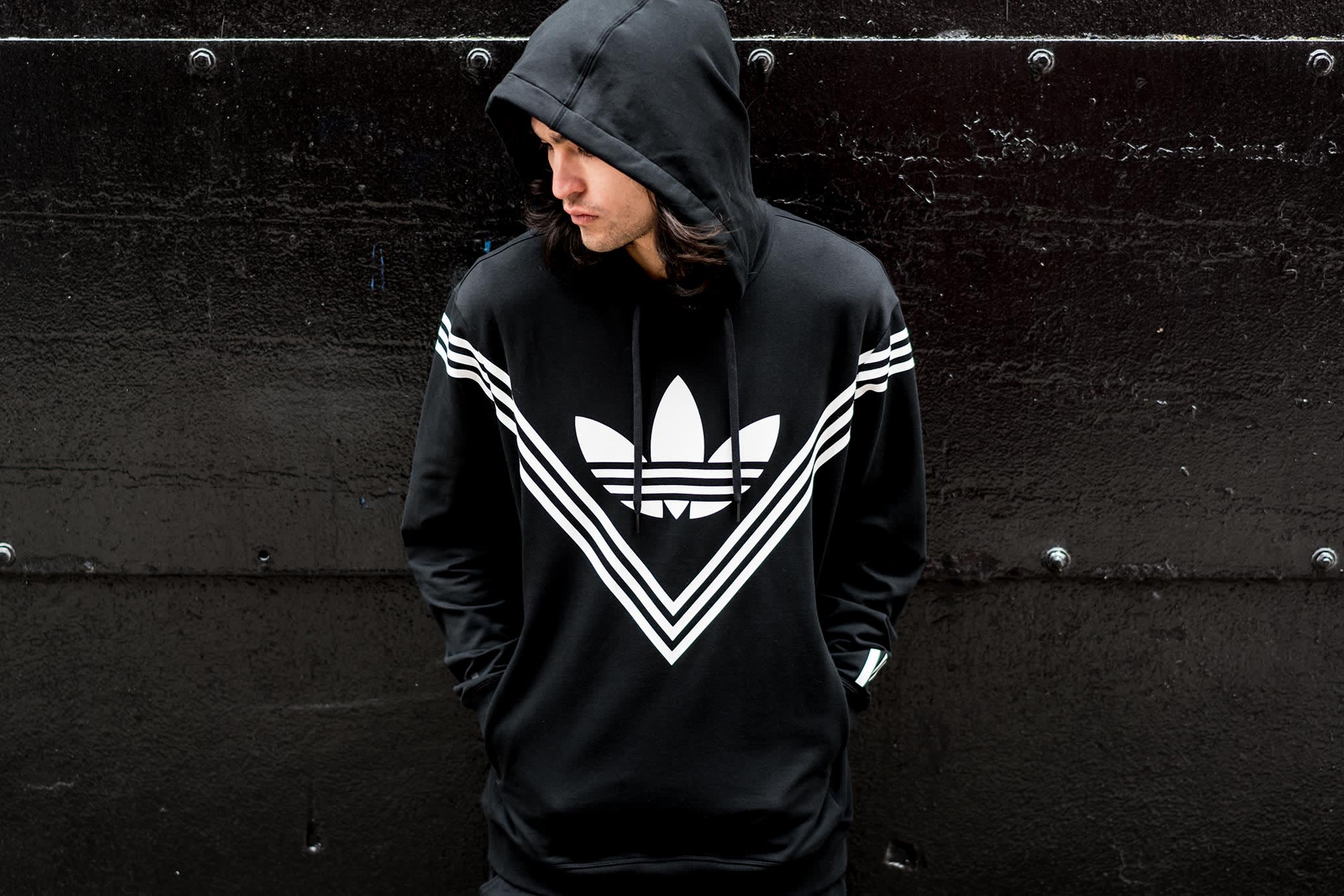 adidas white pullover hoodie