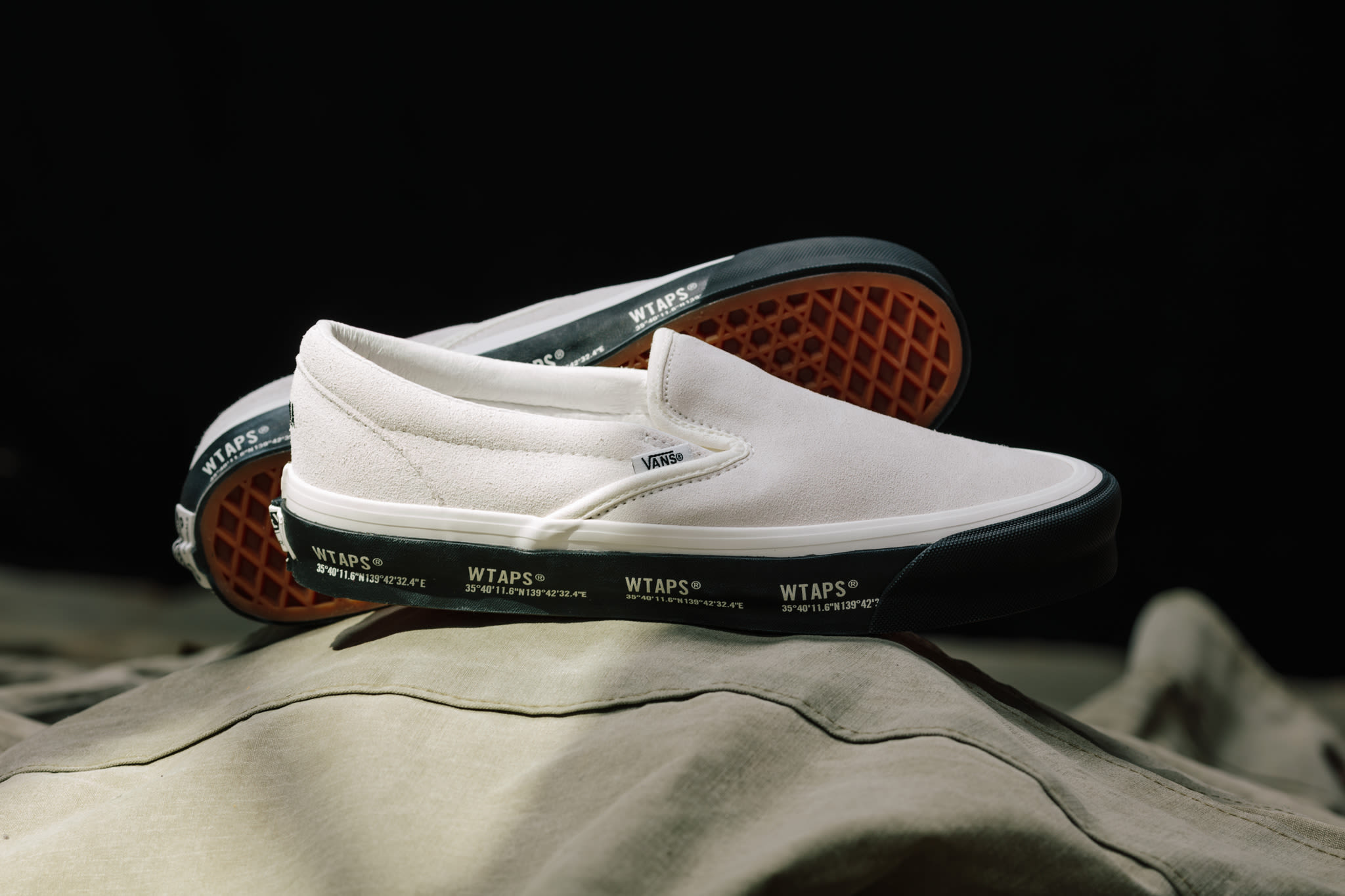 wtaps x vans slip on