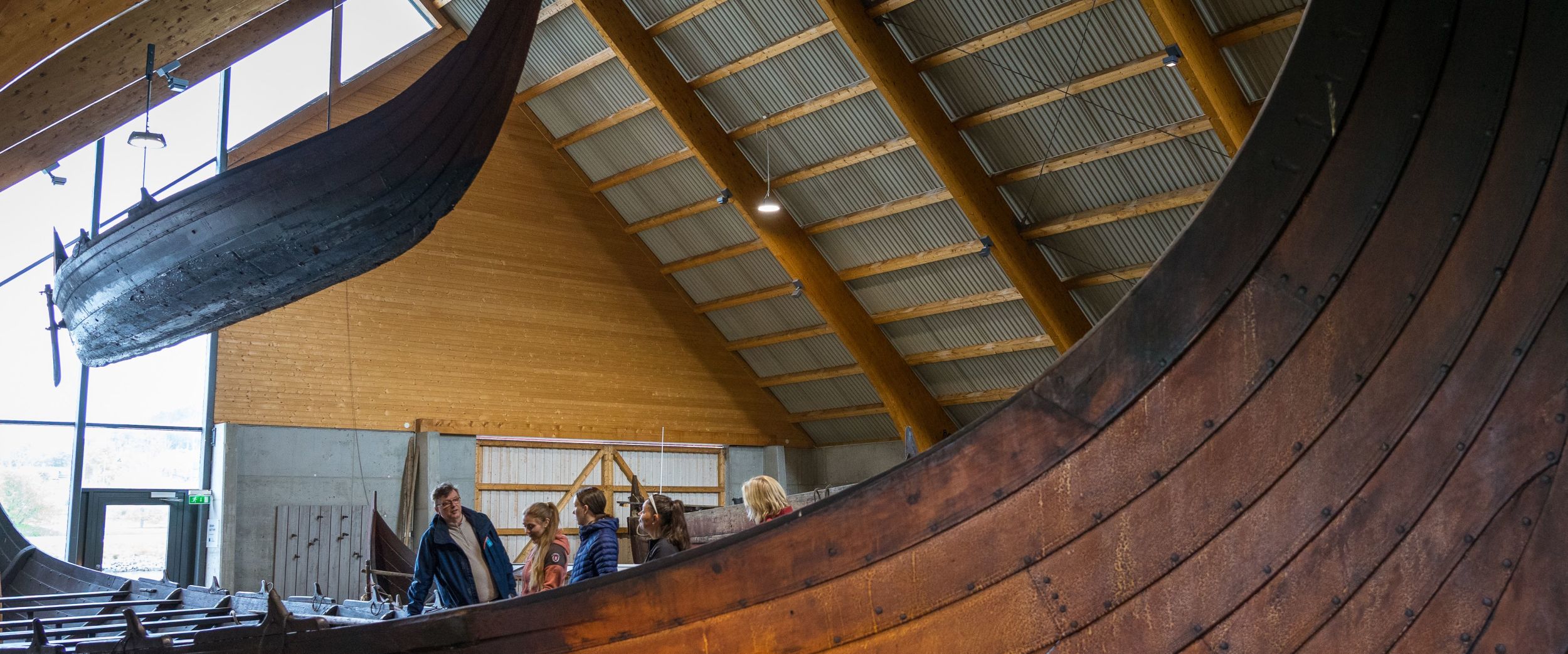 Viking ship at 
Sunnmøre Museum; photo uteguiden.no 