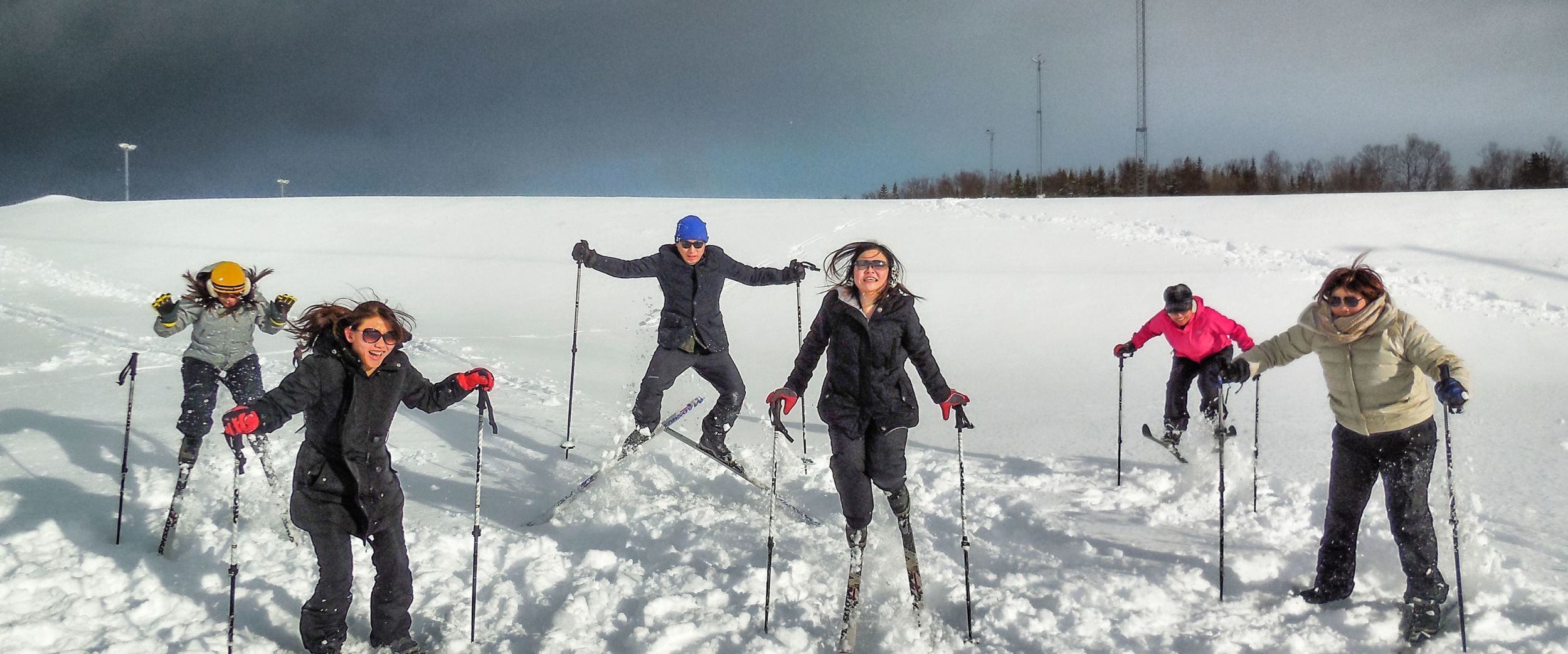 Cross-country skiing for beginners with Havila Voyages in Tromsø, Norway.