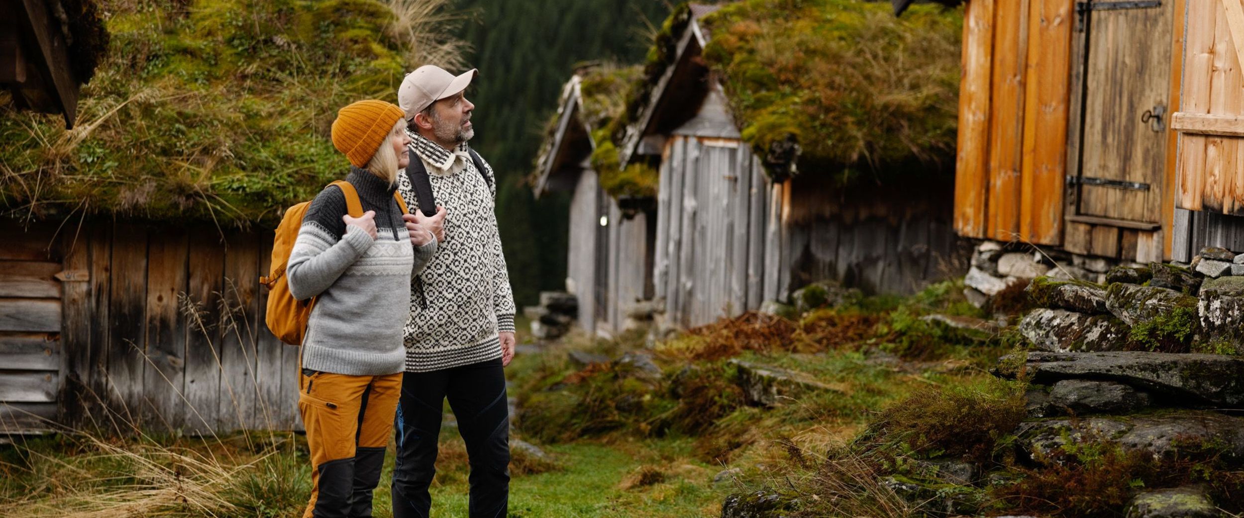 Hike to a mountain farm next to Hjørundfjorden. Photo: Havila Kystruten/Marius Beck Dahle