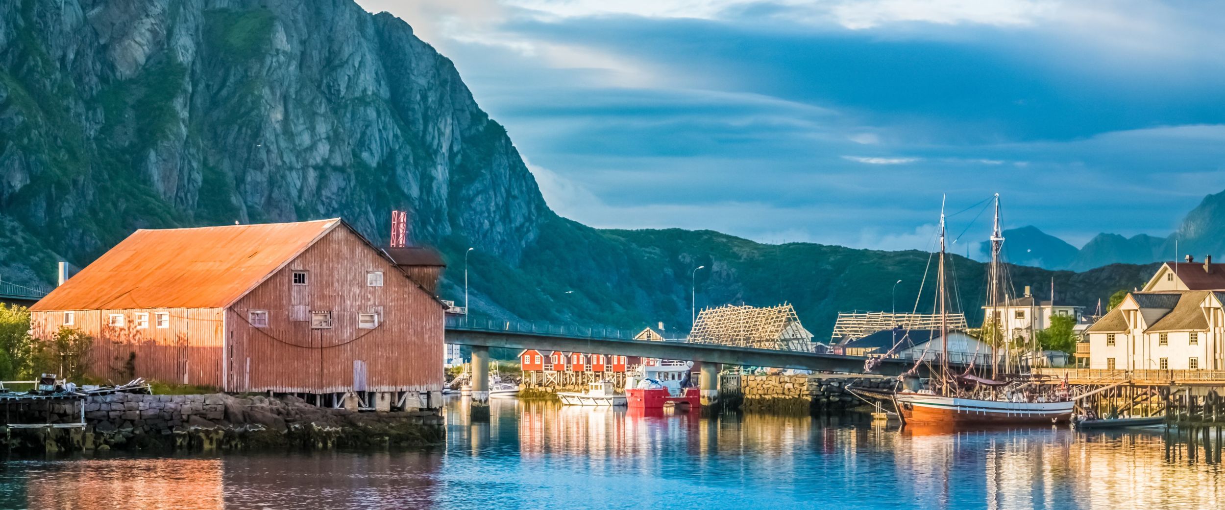 Svolvaer in Lofoten. 