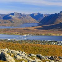 Sortland seen from the moutain