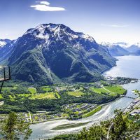 Viewpoint in Andalsnes.