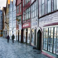 Bergen. Bryggen.