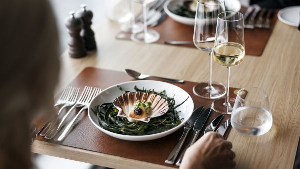 Exclusive dishes in Hildring Fine Dining. Photo: Marius Beck Dahle