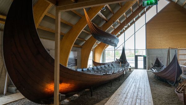 Viking ships at Sunnmøre Museum, photo: uteguiden
