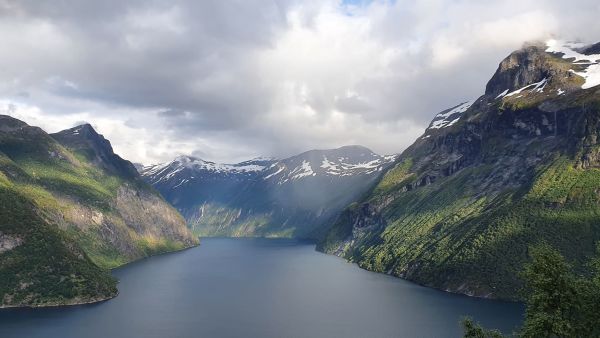 Geiranger fjord seen from Ljøen