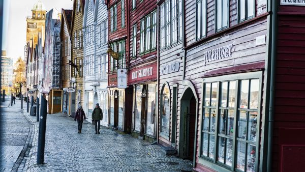 Bergen. Bryggen.