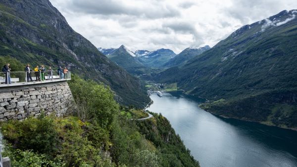 Geirangerfjorden sett fra Ørnesvingen