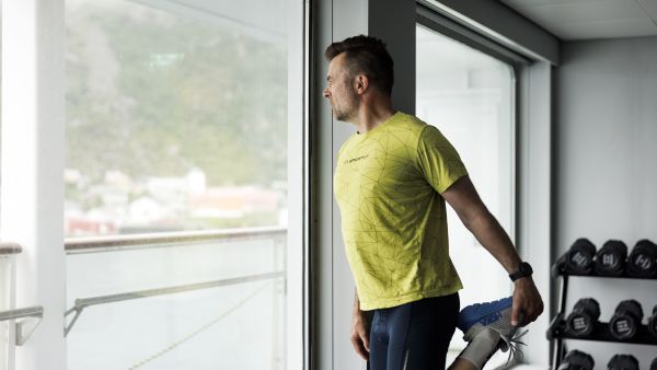 Gym with a view. Photo Marius Beck Dahle