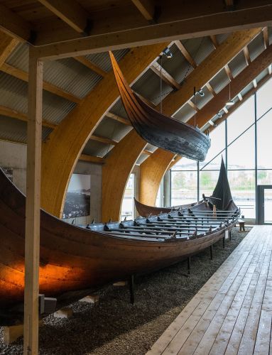 Viking ships at Sunnmøre Museum, photo: uteguiden
