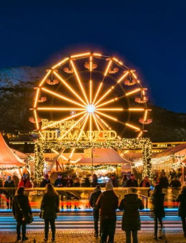 Bergen Julemarked - Foto: Bergen Reiselivslag / Robin Strand – Visit Bergen 