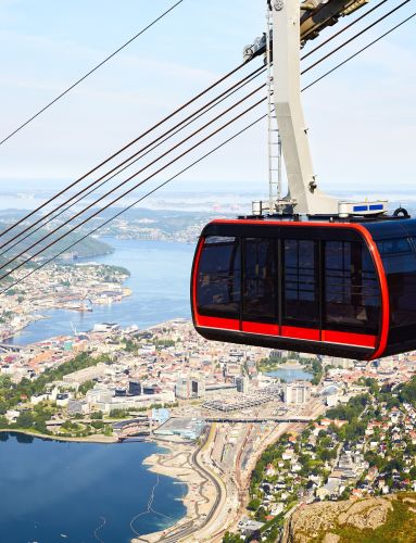bergen mount ulriken cable car 