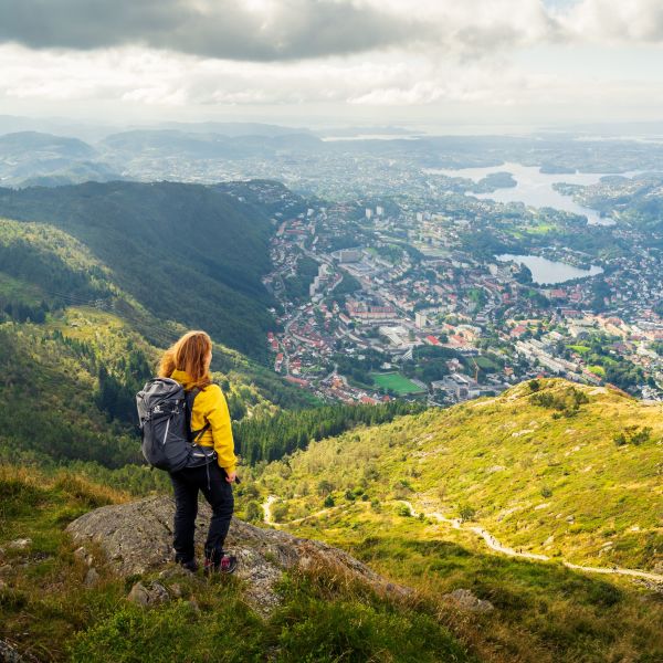 Tur på Ulriken. Foto: Caspar Steinsland