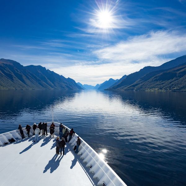 Havila Castor view in the Hjørundfjord. Photo Josefine Spiro