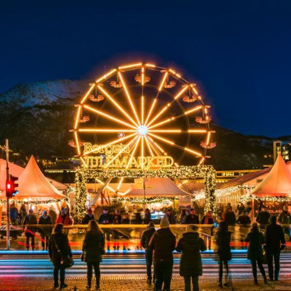 Bergen Julemarked - Foto: Bergen Reiselivslag / Robin Strand – Visit Bergen 