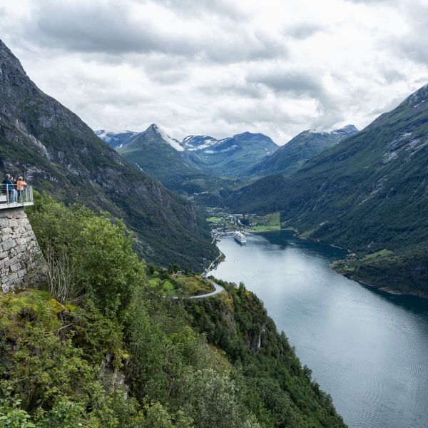 Geirangerfjorden sett fra Ørnesvingen