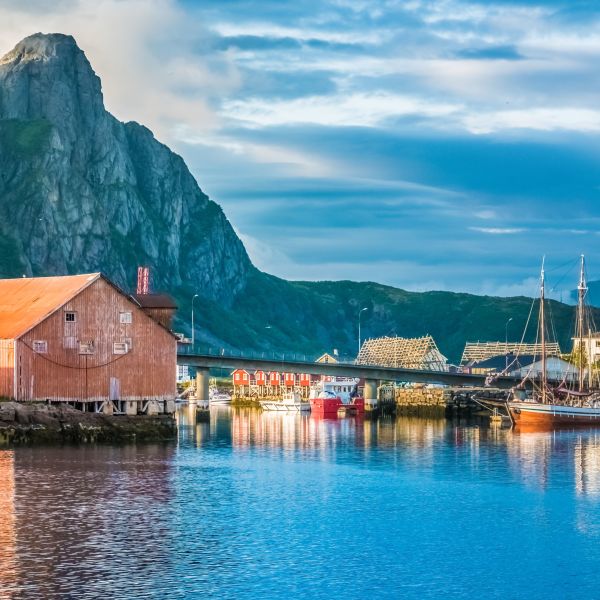 Svolvaer in Lofoten. 