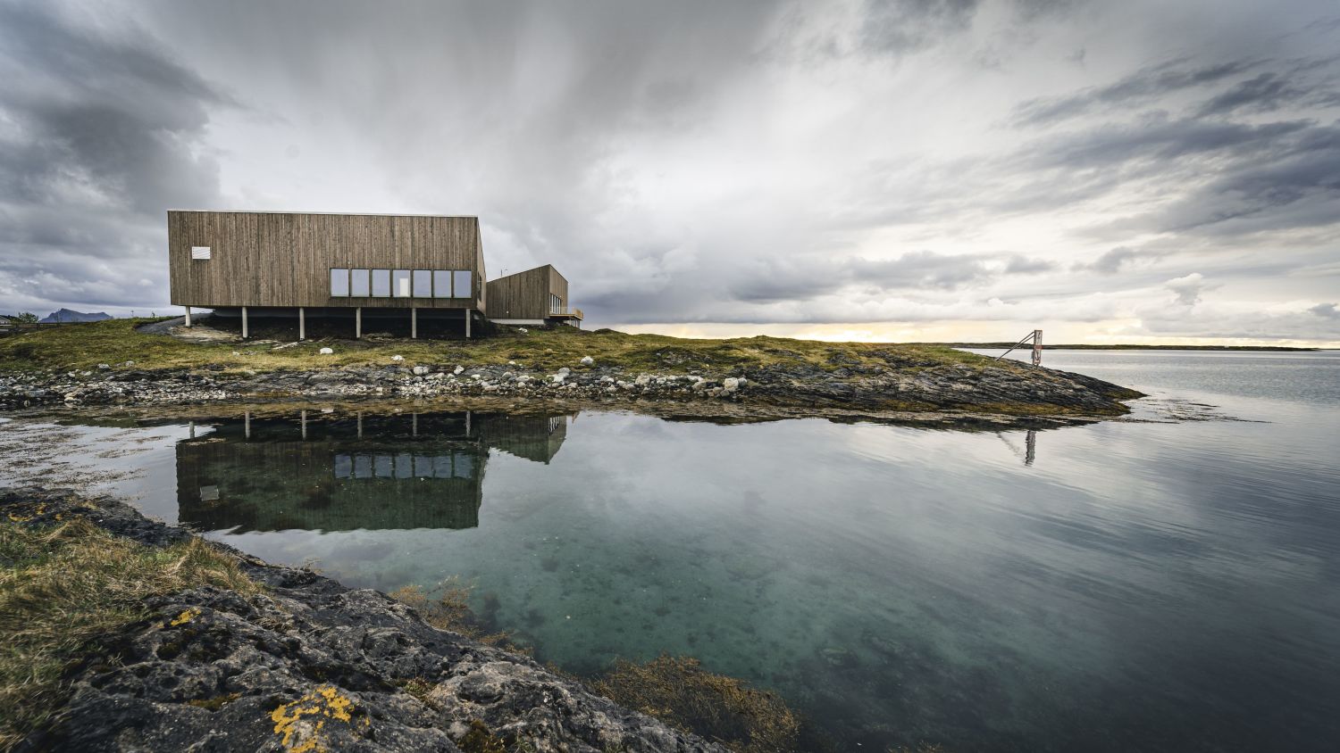 Vega world heritage center, exterior, Photo: Simon Fossheim