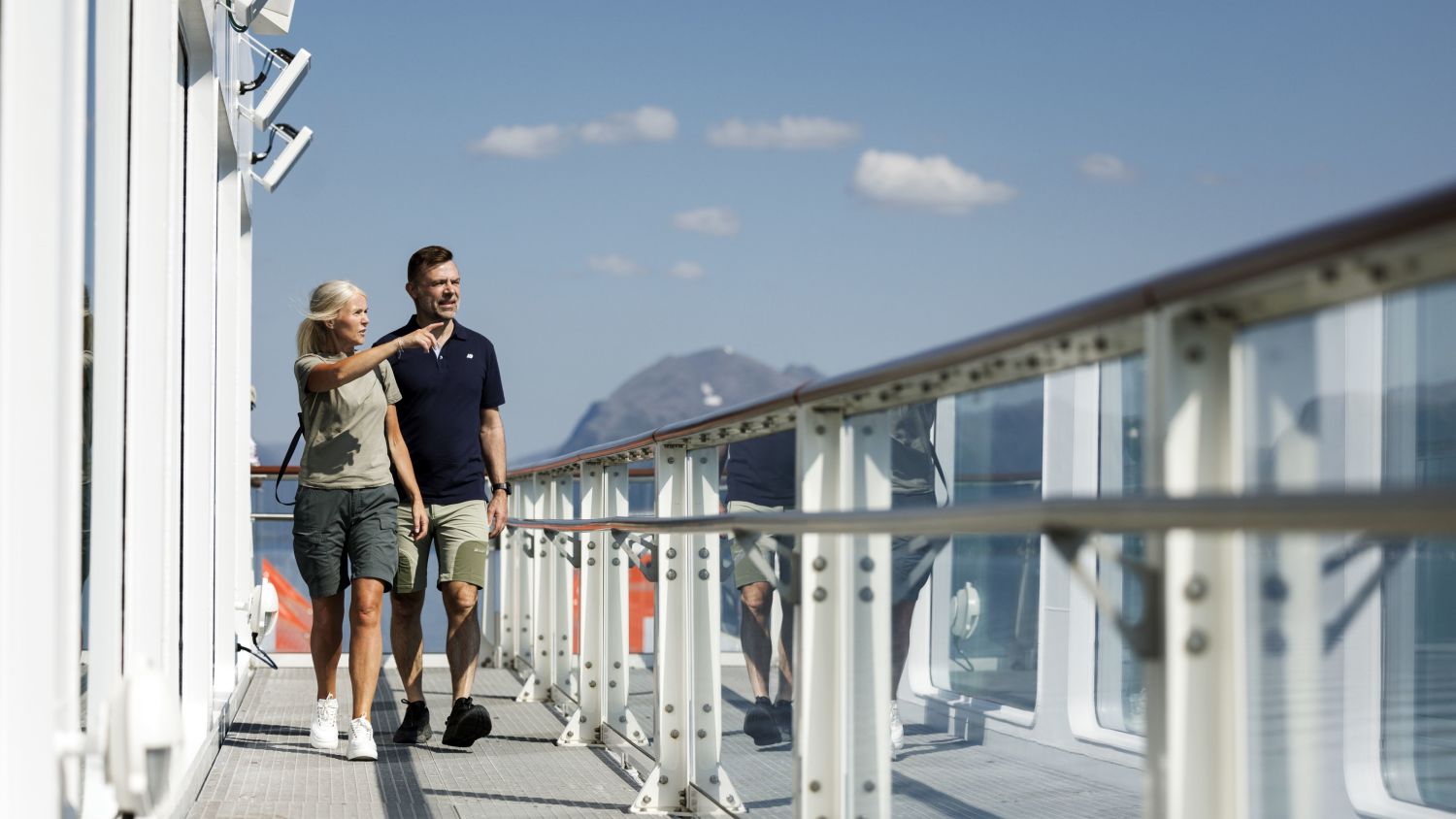 guests on outside observation deck