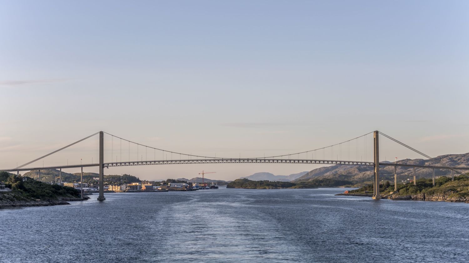 Bridge crossing Nærøysund by Rørvik