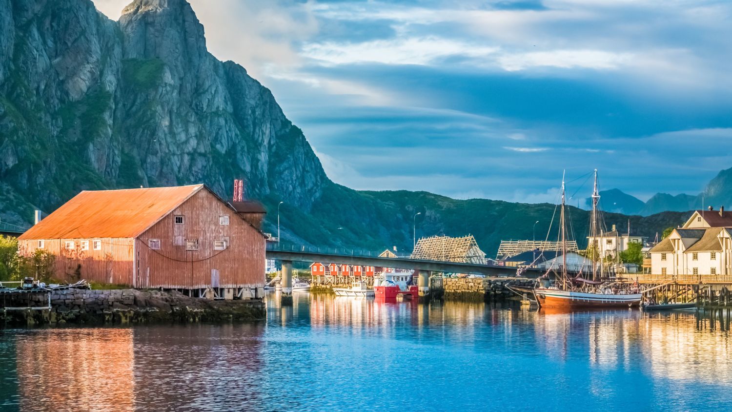 Svolvaer in Lofoten. 