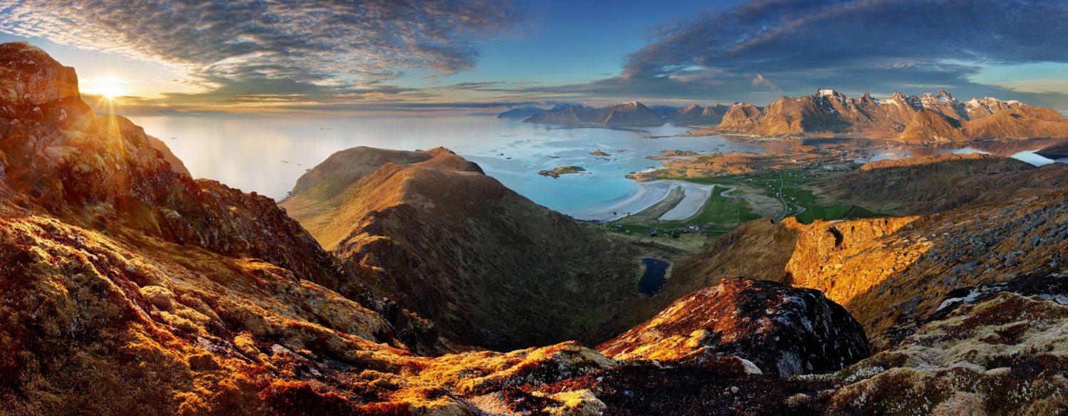 Lofoten in autumn light.