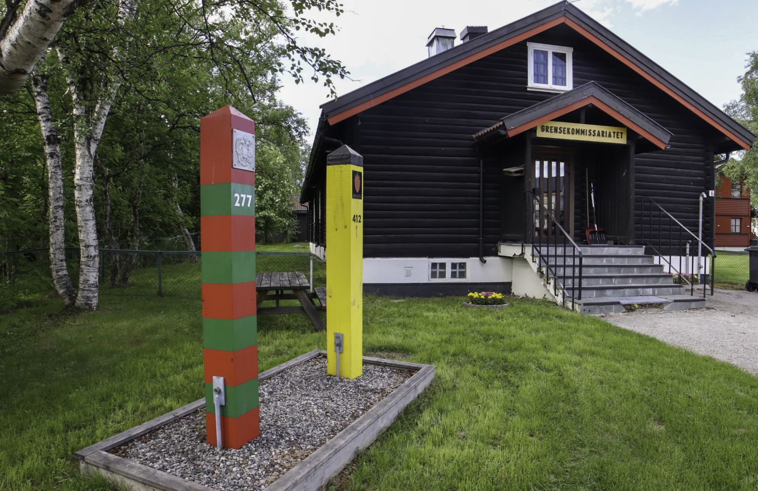 The russian border. Photo: Kirkenes Snowhotel