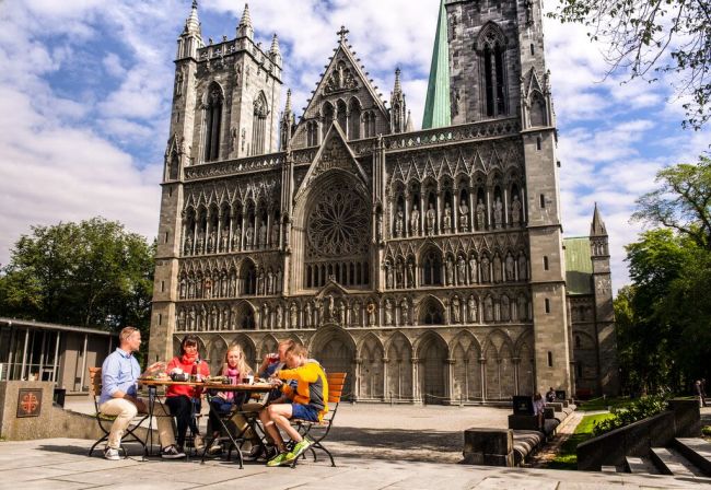 Nidarosdomen. Nidaros Cathedral.