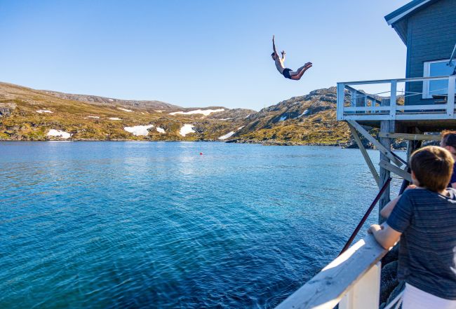 Cape Marina i Skarvåg - Hot & Cold