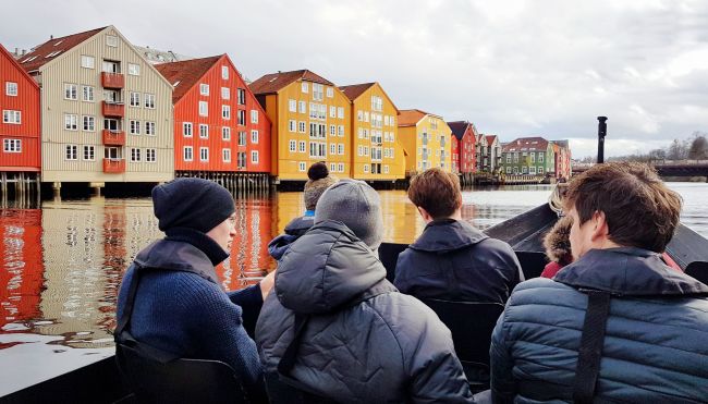 Boating in Trondheim, Nidelva