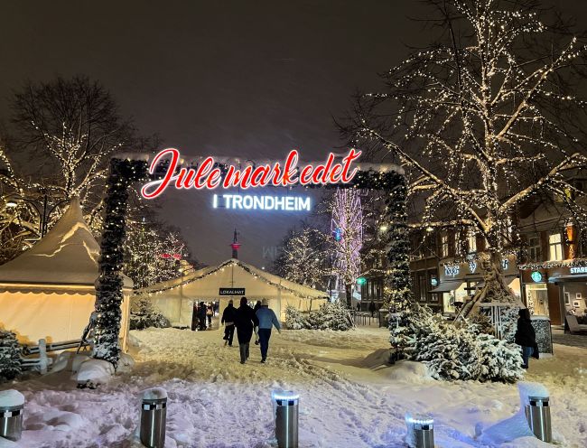 Christmas market in Trondheim