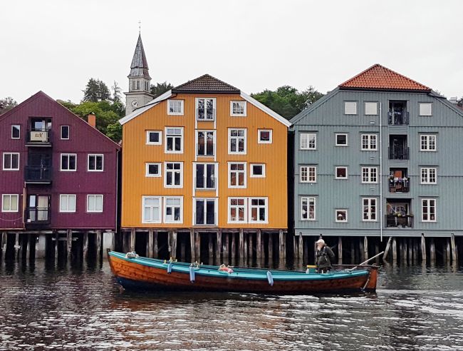 Boating in Trondheim, Nidelva