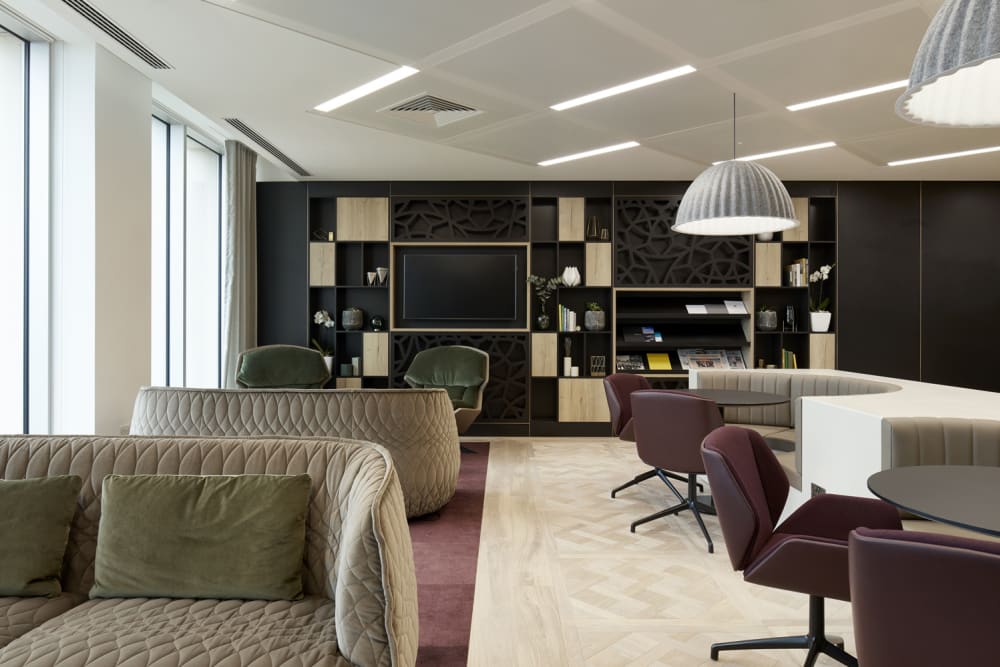 CBRE Offices Lounge Area