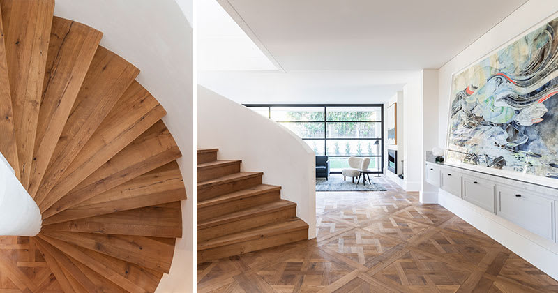 Timber flooring on floors and stairs