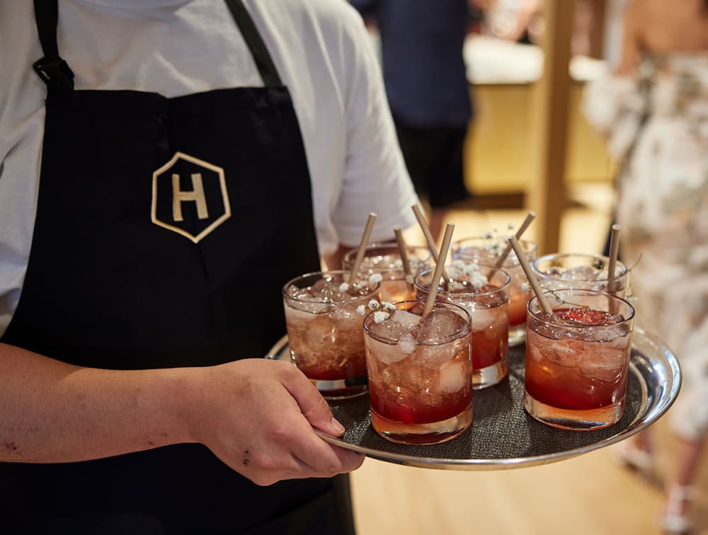 Havwoods Brisbane Showroom -signature cocktails by Gerard’s Bistro